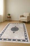 Klasik Desenli Dijital Baskı Kaymaz Taban Halı H0102