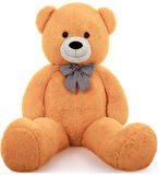 Premium 90 cm Peluş Ayı ve Yıldız Balonlu, Hologramlı Sunumda Beyaz Peluş Ayıcık Buketi