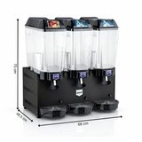 Remta 20+20+20 Litre Şerbet + Ayran + Ayran Soğutucu Siyah - ST19