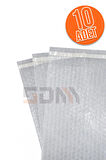 10 Adet 50x25 cm Üç Kat Kalın Balonlu Torba - 65 gr Şeffaf Hava Kabarcıklı Kargo Poşeti