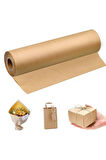 Kraft Kağıt 50cm x 10 Metre Rulo: Ambalaj, Çeyiz Paketleme, Hediye Kağıdı, Çiçek Sarma Kağıdı