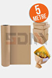 Kraft Kağıt 30cm x 5 Metre Rulo: Ambalaj, Çeyiz Paketleme, Hediye Kağıdı, Çiçek Sarma Kağıdı