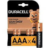 Duracell AAA Ince Kalem Pil 4'lü Paket