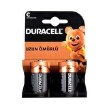 Duracell C Boy Orta Boy Pil 2'li Paket