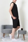 Modi Green Süprem Şortlu Erkek Pijama Takımı Siyahfüme - 42983.1048.