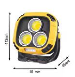 W894 Süper Parlak 18 Mod 50 Watt 4Renk LED PROJEKTÖR - 105 Cm Tripodlu PROJEKTÖR Led Işık - Mıknatıslı Çalışma Lambası