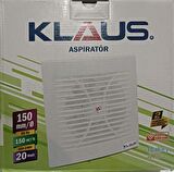 KLAUS 150'LİK DEKORATİF BANYO-WC ASPİRATÖRÜ