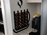 Kupa Tasarımlı Modern Nespresso Vertuo Kapsül Dispanseri / Standı