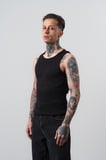 Erkek Tank Top Atlet Siyah
