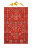 Modern Sisal Serisi Dijital Baskı Sisal Dokuma Halı SLH042