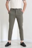 Modi Green Dokuma Beli Lastikli Erkek Jogger Pantolon Koyuhaki - 42515.2091.