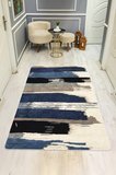 Modern Desenli Dijital Baskı Kaymaz Taban Halı H0942