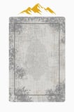 Modern Desenli Dijital Baskı Kaymaz Taban Halı H0731