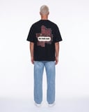 Erkek FFB Patch Oversize T-Shirt Siyah