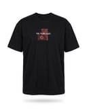 Erkek FFB Patch Oversize T-Shirt Siyah