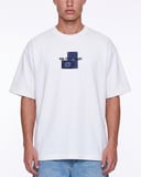 Erkek FFB Patch Oversize T-Shirt Ekru