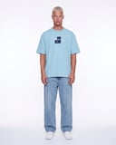 Erkek FFB Patch Oversize T-Shirt Bebe Mavi