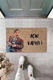 Dormot Home Modern Dijital Baskı - Açın Kapıyı - Mizah Kapı Önü Paspası 70x45cm