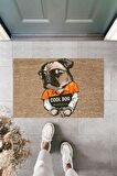 Dormot Home Modern Baskı - Cool Dog - Karşılama Kapı Önü Paspası