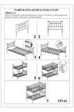 TOKYO GENÇ ÇOCUK YATAK ODASI METAL RANZA VE KARYOLA 90 x 200 CM - SİYAH