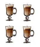 Paşabahçe ırısh latte - çikolata bardağı 4 lü kuplu bardak