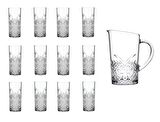Paşabahçe timeless rakı bardak - 13prç. özel seri sürahili rakı bardağı