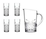Paşabahçe timeless rakı bardak - 5 li özel seri sürahili rakı bardağı