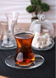 Lav başak çay bardak - çay bardağı takımı seti 13prç.