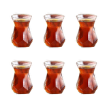 Lav alya modern çay bardağı - 12 li çay bardak