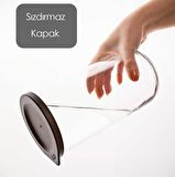 Lav duo saklama kabı 6 lı - cam kavanoz erzak saklama kabı seti takımı gri 1000 ml.