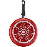 Emr tefal cook right 20 cm kırmızı teflon tava