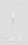 Nehir sultan servis spatula kürek - servis küreği 25,9 cm.