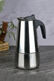 Tohana çelik moka cezve - espresso filte kahve cezvesi takımı 4 fincanlık