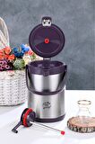 Cooker 2,5 lt. çelik termos pompalı - çay termosu brd