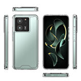 Gpack Xiaomi Mi 13T 13T Pro Kılıf Coss Şeffaf 5mm Sert Silikon Kapak