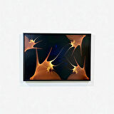 Dekoratif Soyut Tablo 70 x 100 cm CAN002 - Ev - Otel - Ofis - Hastahane - Kafe - Restourant Dekorasyonu