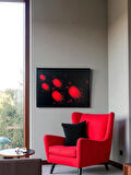 Dekoratif Soyut Tablo 50 x 70 cm CAN103 - Ev - Otel - Ofis - Hastahane - Kafe - Restourant Dekorasyonu