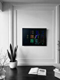 Dekoratif Soyut Tablo 50 x 70 cm CAN105 - Ev - Otel - Ofis - Hastahane - Kafe - Restourant Dekorasyonu