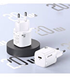 Usams T36 20W Mini Pd Hızlı Şarj Aleti 20W Usb-C Güç Adaptörü