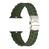Gpack Apple Watch 9 41mm Kordon Mat Silikon Ayarlanabilir KRD 72