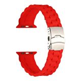 Gpack Apple Watch 9 41mm Kordon Mat Silikon Ayarlanabilir KRD 72
