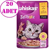 Whiskas Tasty Mix Kuzulu Hindili Kedi Maması 85 gr 20 AD