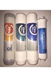Su Arıtma Ihlas Aura Cebilon Plus 4'lü Filtre Seti Inline Sistem Eco Seri