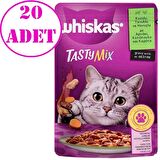 Whiskas Tasty Mix Kuzulu Havuçlu Kedi Maması 85 Gr 20 AD
