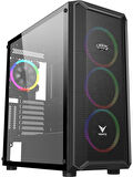 VENTO VG16AL MESH FSP 650W 80+ HYPER PRO 4x120MM RGB FAN E-ATX GAMING KASA