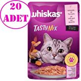 Whiskas Tasty Mix Somonlu Havuçlu Kedi Maması 85 Gr 20 AD