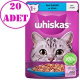 Whiskas Ton Balıklı Jöleli Kedi Konserve Maması 85 Gr 20 AD