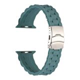 Gpack Apple Watch 9 45mm Kordon Mat Silikon Ayarlanabilir KRD 72