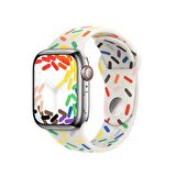 Gpack Apple Watch SE 2 2023 44mm Kordon Silikon Pride Spor Pozitif Renkler Sc10