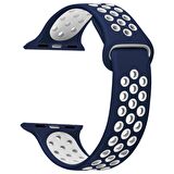 Gpack Apple Watch Ultra 2 Kordon Delikli Çift Renk Silikon